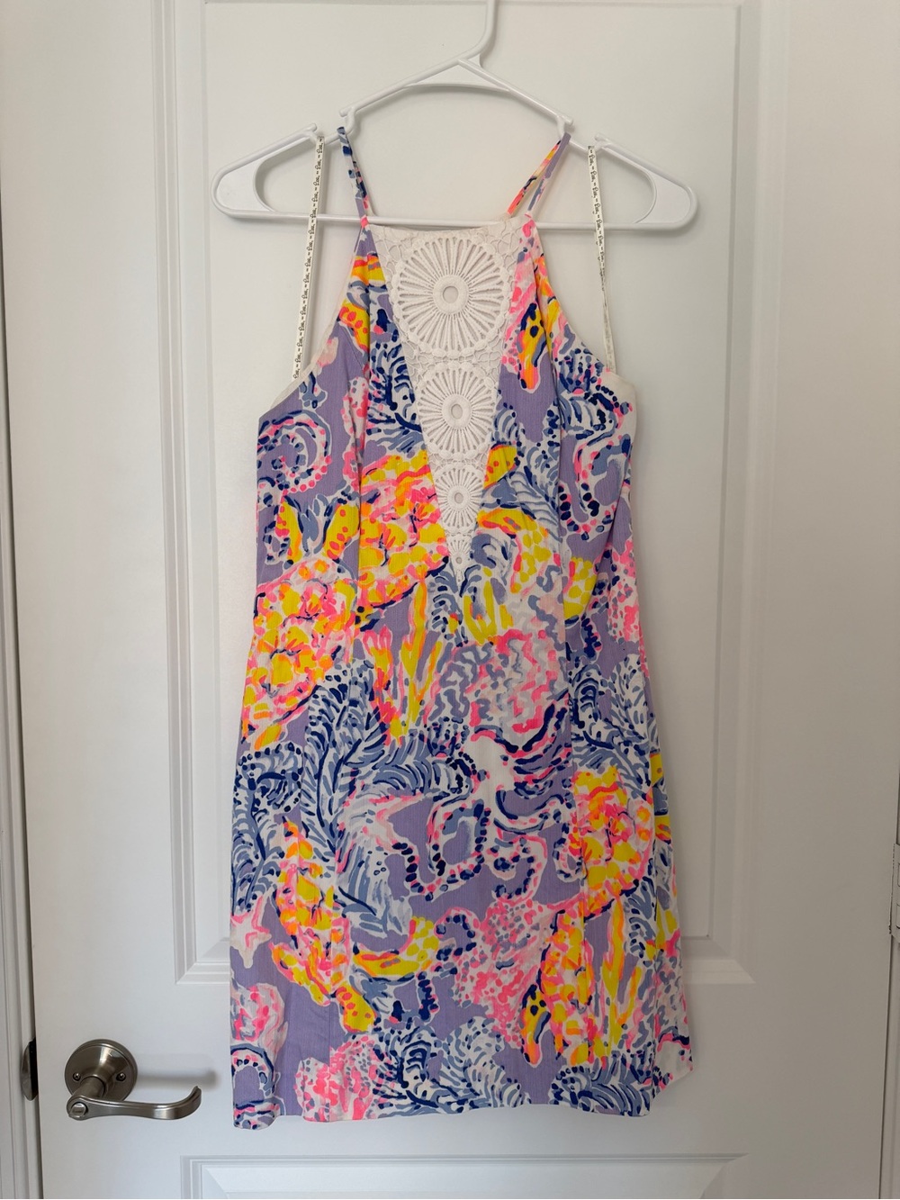 LILLY PULITZER Lilac Verbena Turtle Print So Snappy Pearl Shift Dress 2
